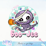 A little boo-jee sublimation design, png for sublimation, Retro Halloween design, Halloween Kid PNG
