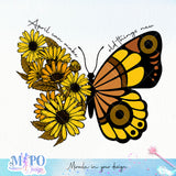 April can make old things new Sublimation design, png for sublimation, Hobby png, Butterfly png