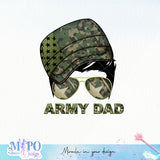 Army Dad sublimation design, png for sublimation, military dad png, father's day PNG