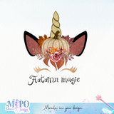 Autumn magic Sublimation design, png for sublimation, Autumn PNG, Positive vibe PNG, Autumn vibe PNG