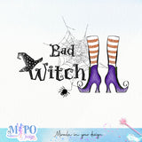 Bad witch sublimation design, png for sublimation, Witch PNG, Halloween characters PNG