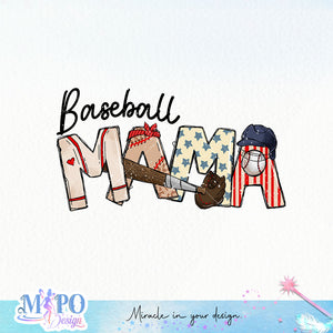 Baseball Mama sublimation design, png for sublimation, Hobbies png, Baseball png, Sport png