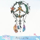 Be free sublimation design, png for sublimation, Hobby png, Dream Catcher png