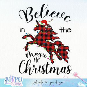 Believe in the magic of christmas sublimation design, png for sublimation, Christmas PNG, Christmas vibes PNG