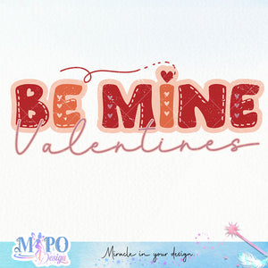 Be mine Valentines SVG design