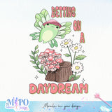 Betting on a daydream sublimation design, png for sublimation, Hobby vibes png, animals and pets png