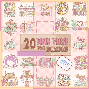 Bible Verses Bundle PNG, Jesus Sublimation BUNDLE, Bible design png, png for sublimation