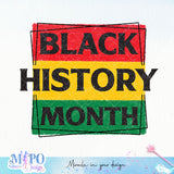 Black History Month Sublimation