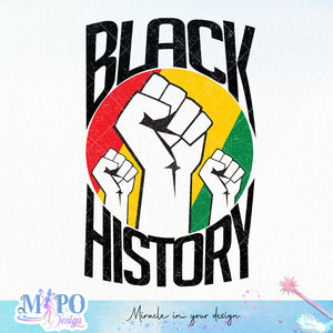 Black history Sublimation 