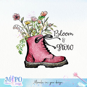 Bloom & grow sublimation