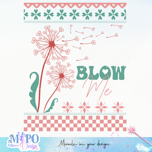 Blow me SVG design, svg for sublimation, Valentine SVG, Retro Valentine ugly sweater SVG