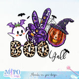 Boo Y'all sublimation design, png for sublimation, halloween png, Holiday vibes sublimation