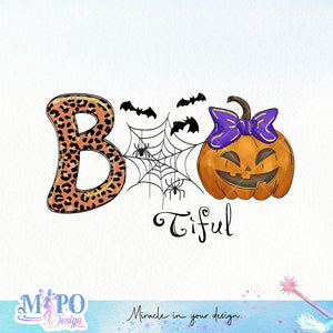 Bootiful Sublimation design, png for sublimation, Retro Halloween design, Halloween styles