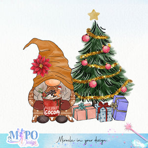 But first cocoa sublimation design, png for sublimation, Christmas PNG, Gnomes Christmas PNG