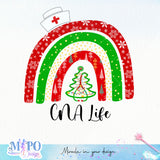 CNA Life sublimation design, png for sublimation, Christmas PNG, Christmas vibes PNG