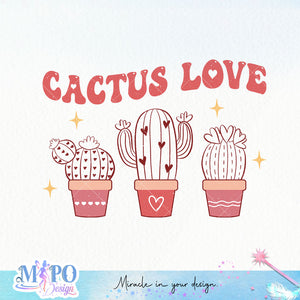 Cactus love SVG design