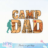 Camp dad sublimation design, png for sublimation, Father's day sublimation, Camping father png, Retro camping design