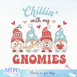 Chillin' with my gnomies SVG design