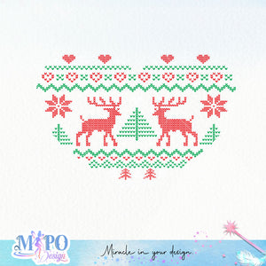 Christmas heart sublimation design, png for sublimation, Christmas PNG,  Christmas SVG