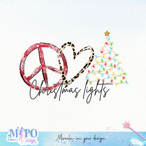 Christmas lights sublimation design, png for sublimation, Christmas PNG, Christmas vibes PNG