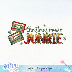 Christmas movie Junkie sublimation design, png for sublimation, Christmas Quotes PNG, Christmas vibes PNG