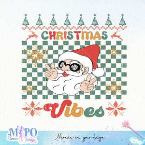 Christmas vibes sublimation design, png for sublimation, Christmas PNG,  Christmas SVG