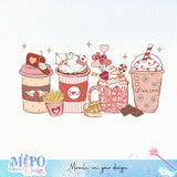 Coffee Valentine sublimation design, png for sublimation, Valentine PNG, Valentine coffee PNG