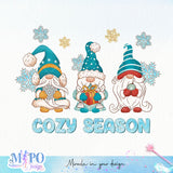 Cozy season sublimation design, png for sublimation, Winter PNG, Cozy winter vibes PNG