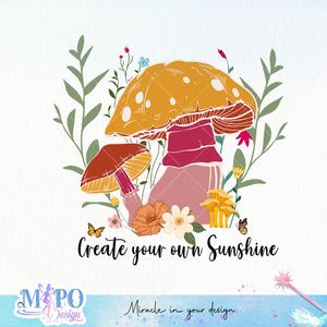 Create your own sunshine sublimation