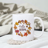 Hello autumn Sublimation design, png for sublimation, Autumn PNG, Positive vibe PNG, Autumn vibe PNG