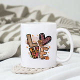 Love Fall Heart sublimation design, png for sublimation, Autumn PNG, Positive vibe PNG, Autumn vibe PNG