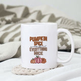 Pumpkin spice and everything nice sublimation design, png for sublimation, Autumn PNG, Positive vibe PNG, Autumn vibe PNG