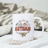 Hello Autumn sublimation design, png for sublimation, Autumn PNG, Positive vibe PNG, Autumn vibe PNG