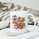 Hello Fall sublimation design, png for sublimation, Autumn PNG, Positive vibe PNG, Autumn vibe PNG