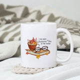 I can smell autumn tea in the breeze sublimation design, png for sublimation, Autumn PNG, Positive vibe PNG, Autumn vibe PNG