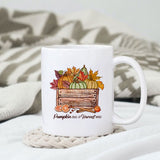 Pumpkin kisses and harvest wishes Sublimation design, png for sublimation, Autumn PNG, Positive vibe PNG, Autumn vibe PNG