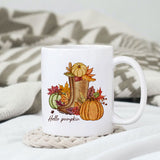 Hello pumpkin Sublimation design, png for sublimation, Autumn PNG, Positive vibe PNG, Autumn vibe PNG