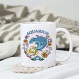 Aquarius sublimation design, png for sublimation, Zodiac PNG, Birthday PNG