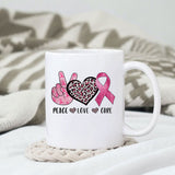 Peace love cure sublimation