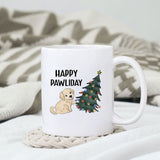 Happy pawliday sublimation design, png for sublimation, Christmas PNG,  Christmas Animals PNG