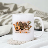 Peace Love Fall sublimation design, png for sublimation, Autumn PNG, Positive vibe PNG, Autumn vibe PNG