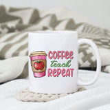 Coffee teach repeat sublimation