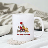 Tis the season sublimation design, png for sublimation, Christmas PNG, Christmas Coffee PNG
