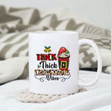 Thick Thighs Christmas Vibes sublimation design, png for sublimation, Christmas PNG, Christmas Coffee PNG