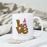 Love Gnome sublimation.png design, png for sublimation, Christmas PNG, Christmas vibes PNG