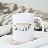 Christmas mode sublimation design, png for sublimation, Christmas PNG, Retro Christmas Blue PNG