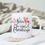 Believe in the magic of christmas sublimation design, png for sublimation, Christmas PNG, Christmas vibes PNG