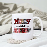 Merry and Bright sublimation design, png for sublimation, Christmas PNG, Christmas vibes PNG