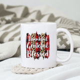 Grateful Thankful Blessed sublimation design, png for sublimation, Christmas PNG, Christmas vibes PNG