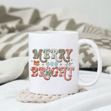 Merry and bright sublimation design, png for sublimation, Christmas PNG, Christmas vibes PNG